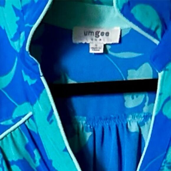 Umgee Two Tone A Lined floral Sundress with Flutter Cap Sleeves Women’s Small - Picture 14 of 14